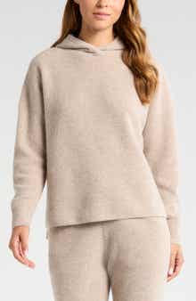 Wool & Cashmere Rib Hoodie