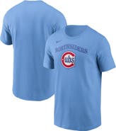 Nike Men's Nike Baby Blue Chicago Cubs Alternate T-Shirt