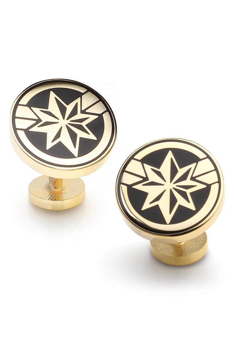 Cufflinks, Inc. Captain Marvel Cuff Links, Alternate, color, 