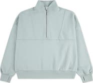 abercrombie kids Kids' Essential Quarter Zip Pullover