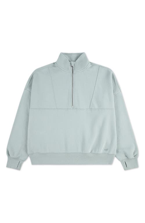 Abercrombie Kids Kids' Essential Quarter Zip Pullover In Blue