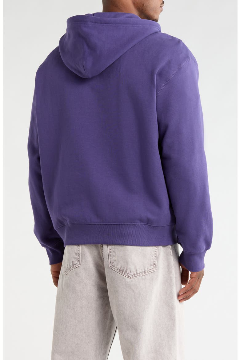 Embroidered Logo ZIp Hoodie, Alternate, color, CALLA