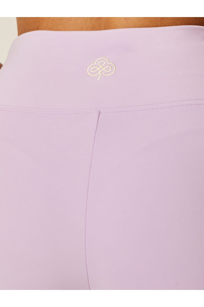 Stretch High Rise Wrap-Waist Mini Shorts, Alternate, color, Sunset Purple