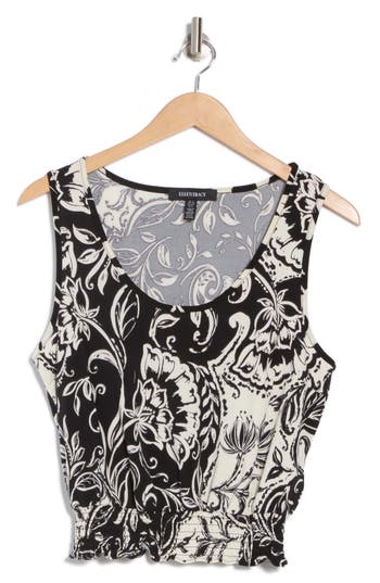 Ellen Tracy Smocked Tank
