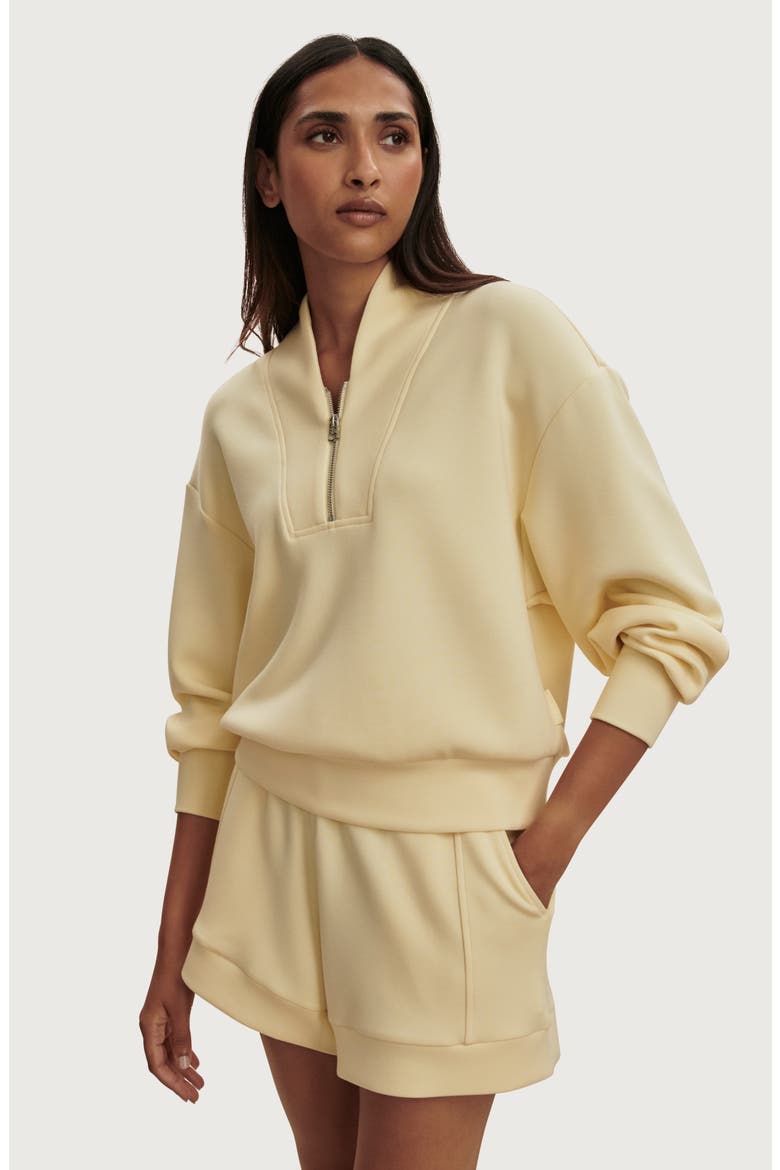 Davidson Woven Sweatshirt, Alternate, color, ANISE FLOWER