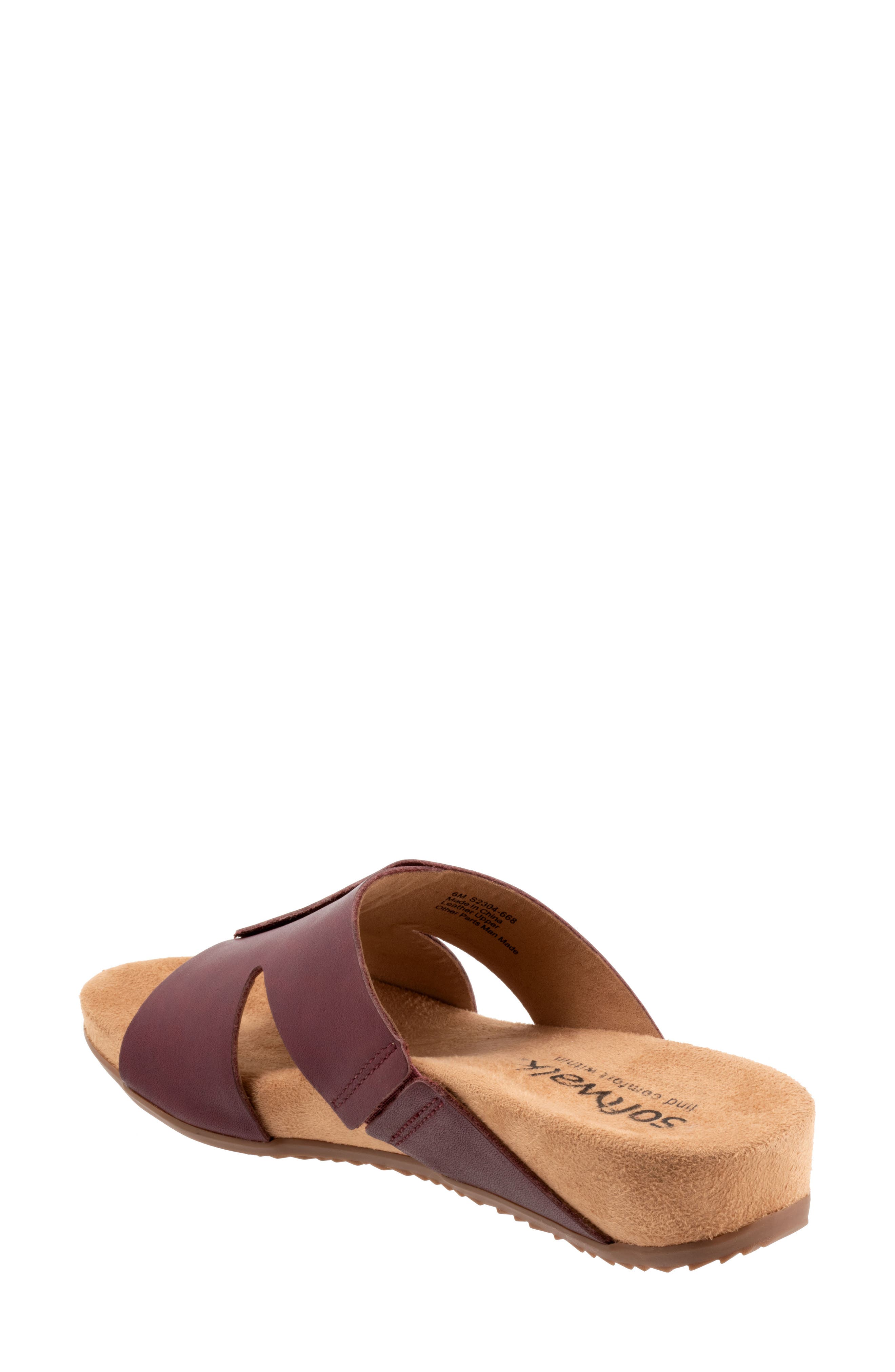 Beverly Sandal, Alternate, color, MAHOGANY