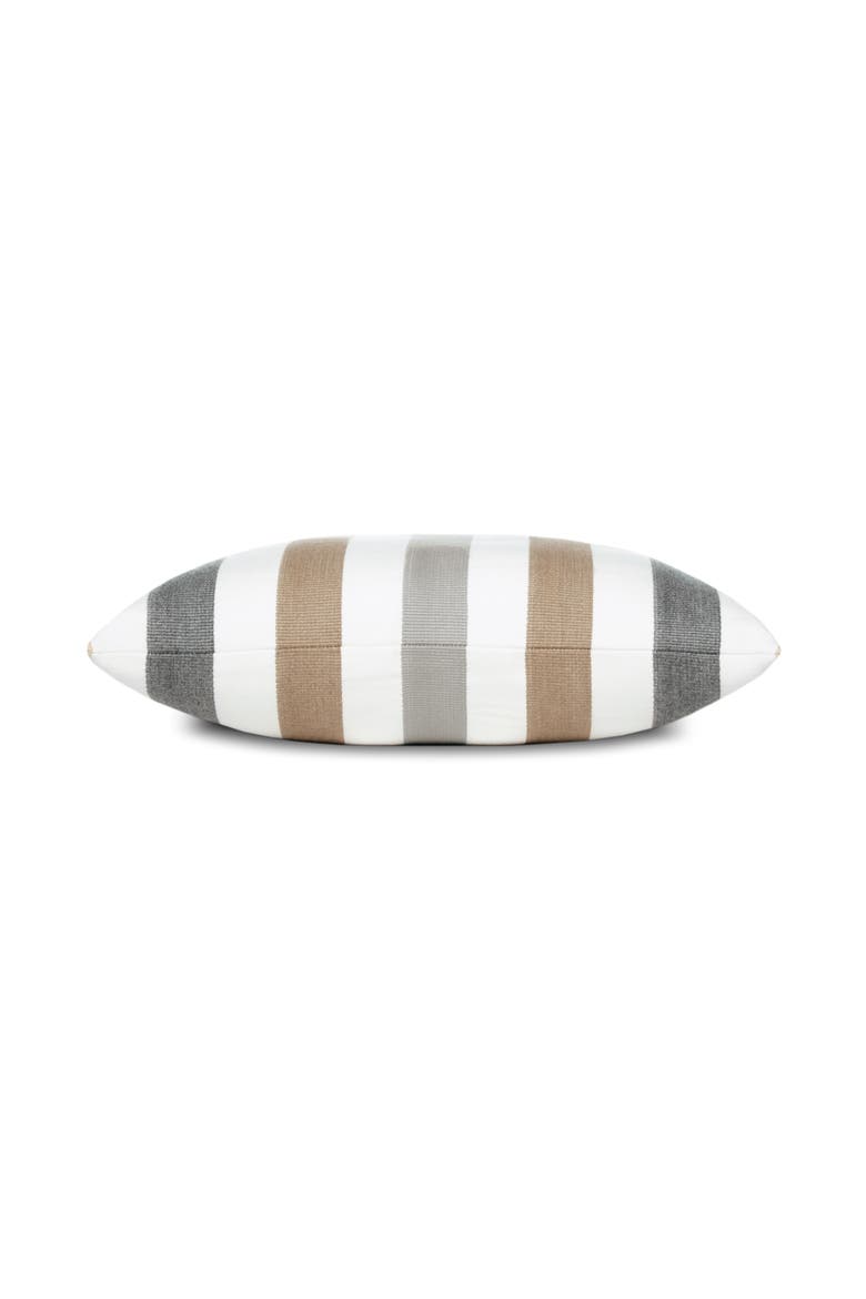 Dune Stripe Indoor & Outdoor Woven Accent Pillow, Alternate, color, Multi