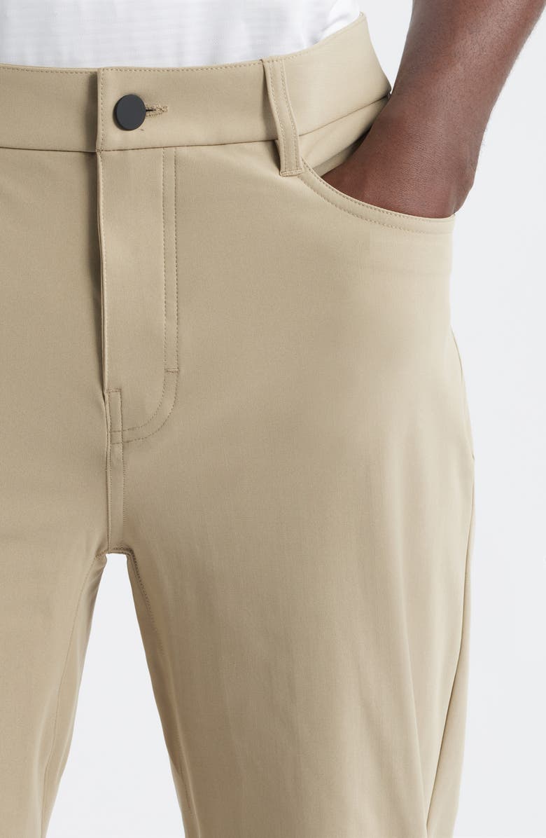 Zella Driver Slim Fit Five Pocket Pants, Alternate, color, Olive Seneca