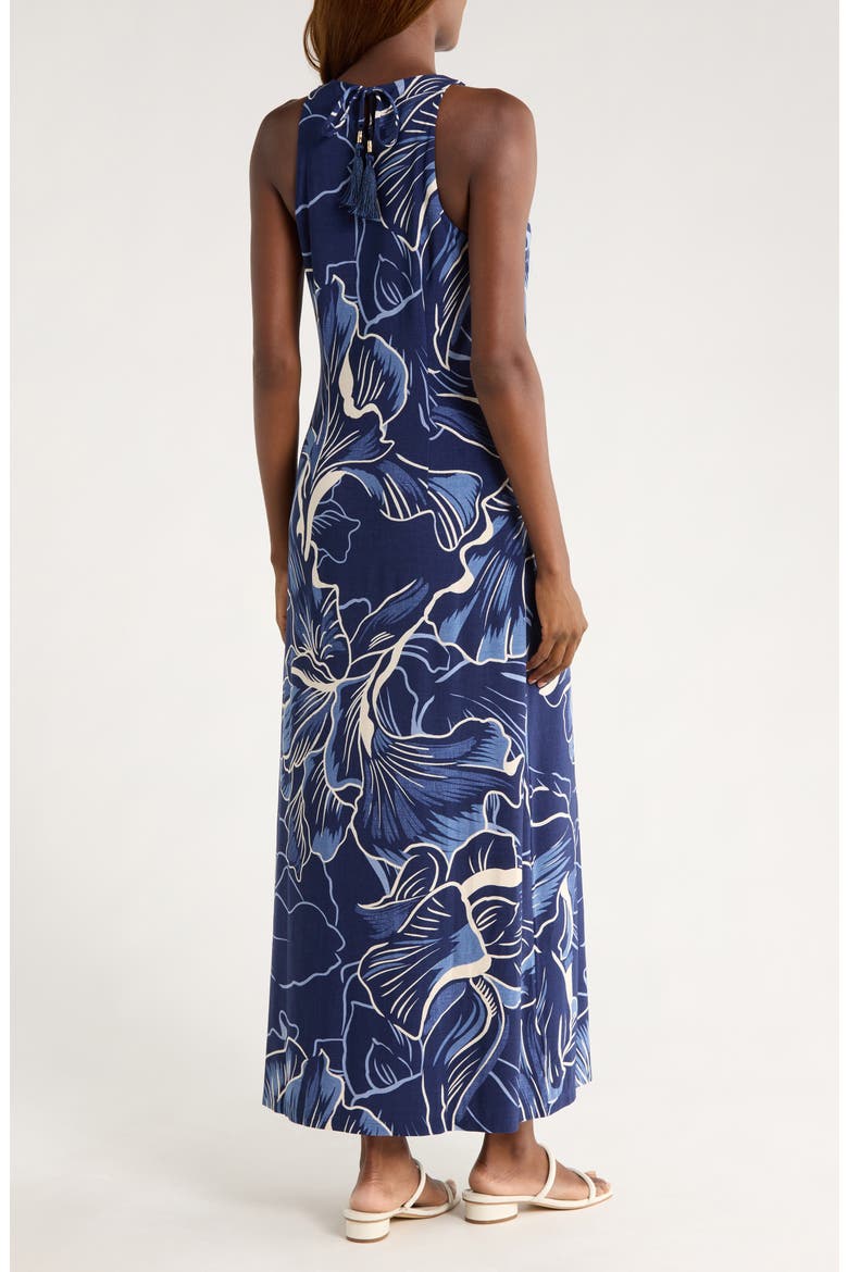 Jasmine Sapphire Sleeveless Maxi Dress, Alternate, color, COASTLINE