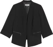 KASPER Stretch Crepe Jacket