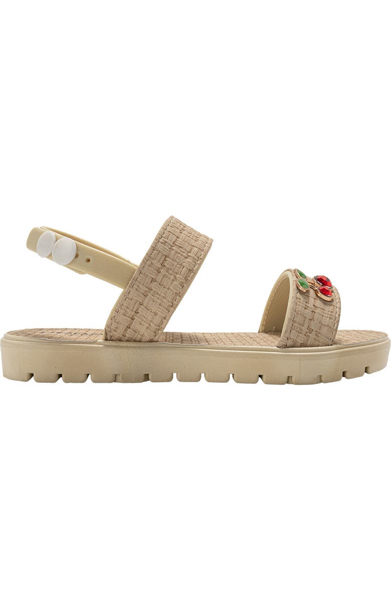 bebe Macey Cherry Sandal, Alternate, color, Tan