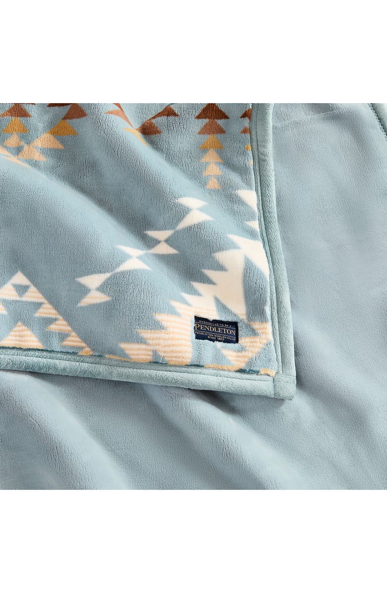 Pendleton Bridge Creek Fleece Throw Blanket, Alternate, color, Blue