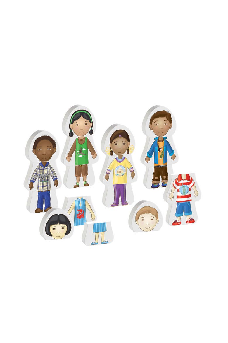 Multicultural Friends Puzzles - Set of 6, Main, color, Multicolored