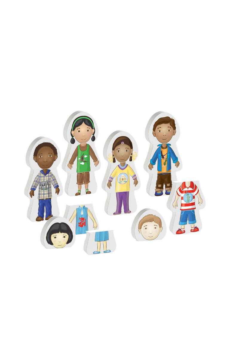 Kaplan Early Learning Company Multicultural Friends Puzzles - Set of 6, Main, color, Multicolored