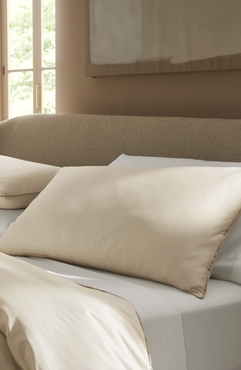 Boll & Branch Signature Comforter & Shams Set, Alternate, color, Cream