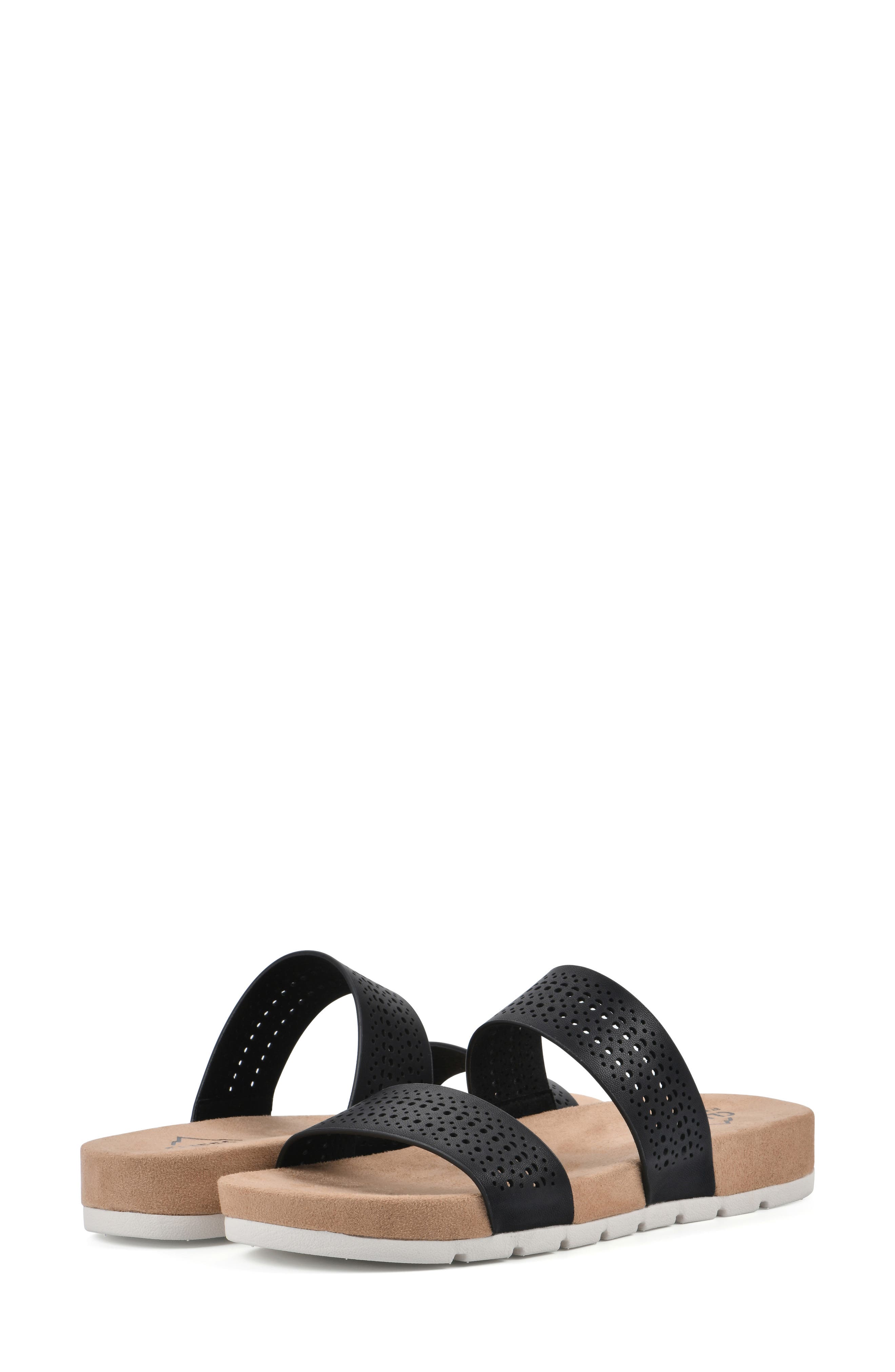 CLIFFS BY WHITE MOUNTAIN Thrilled Laser Cut Sandal, Alternate, color, 