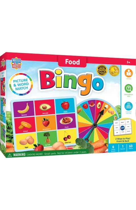 Food Bingo Game