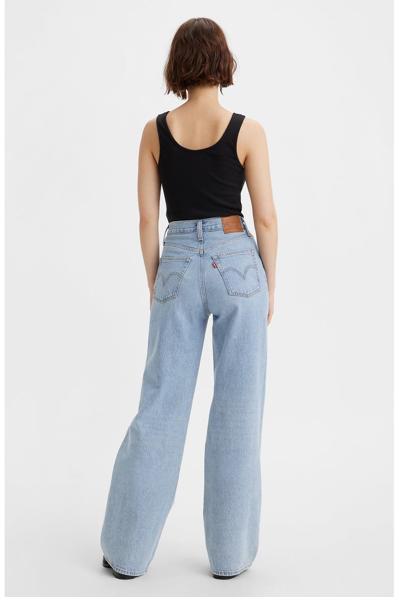 Ribcage High Waist Wide Leg Jeans, Alternate, color, FAR AND WIDE