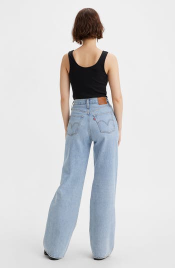 Ribcage High Waist Wide Leg Jeans
