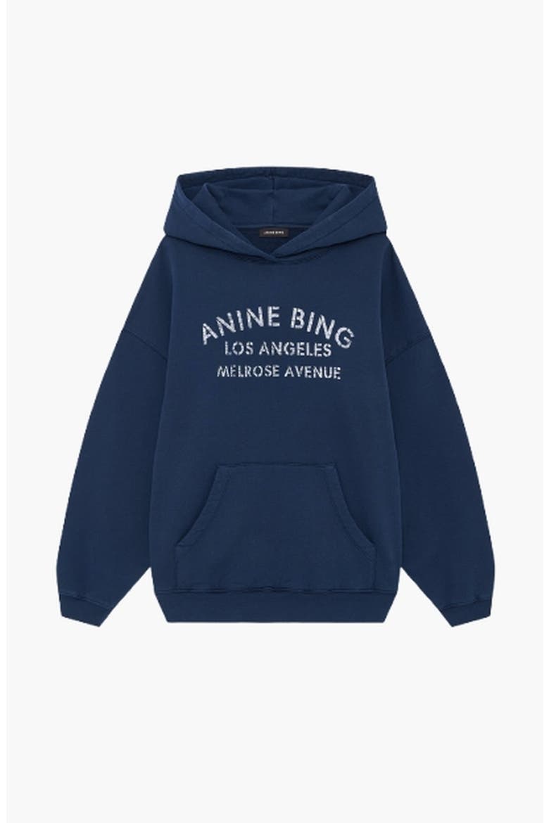 Harvey Melrose Stencil Sweatshirt, Alternate, color, Navy