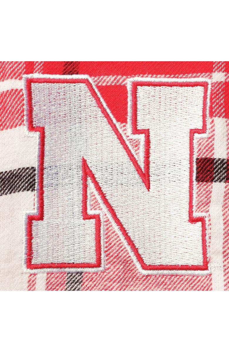 CONCEPTS SPORT Women's Concepts Sport Scarlet/Black Nebraska Huskers Accolade Plaid Pullover Hoodie, Alternate, color,