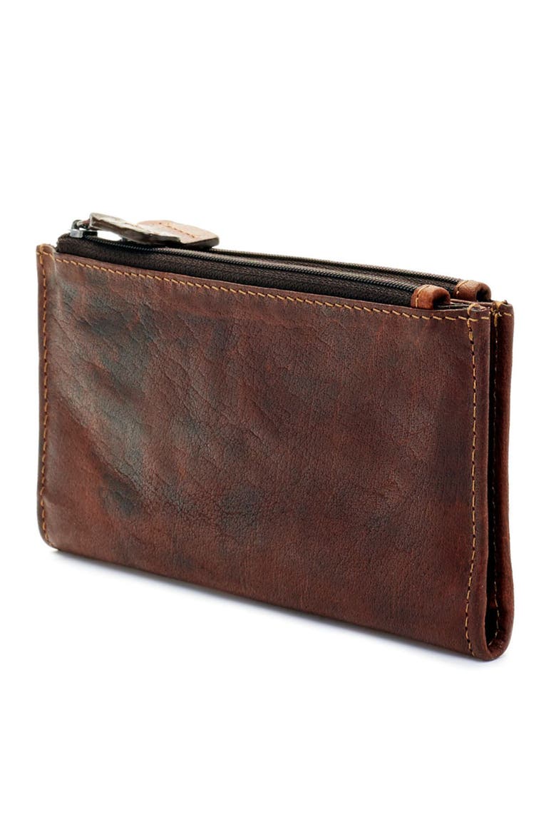 Voyager Slim Zippered Wallet, Alternate, color, Brown