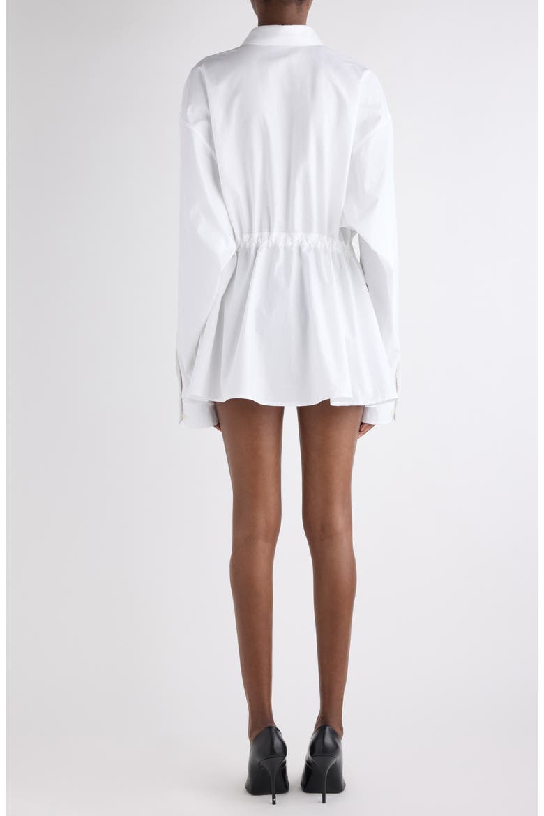Hourglass Cotton Poplin Shirt, Alternate, color, WHITE