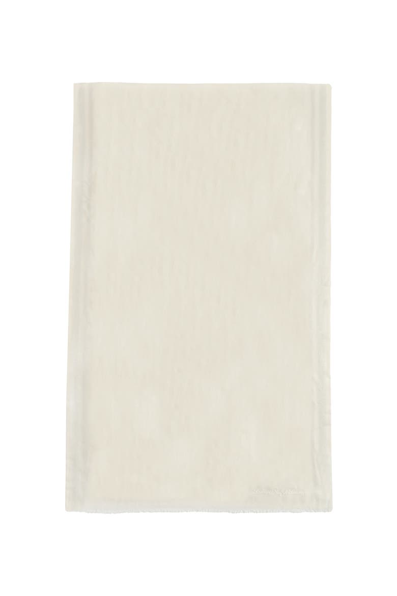 Yarn Dye Wrap With Lurex, Alternate, color, Cream/Silver