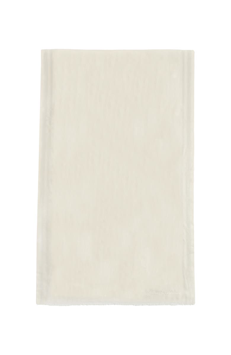 Lauren Ralph Lauren Yarn Dye Wrap With Lurex, Alternate, color, Cream/Silver