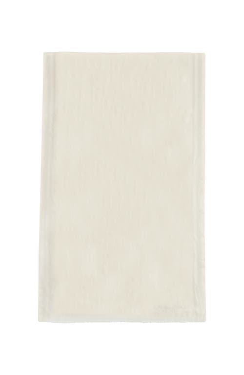 Ralph Lauren Lauren  Yarn Dye Wrap With Lurex In White