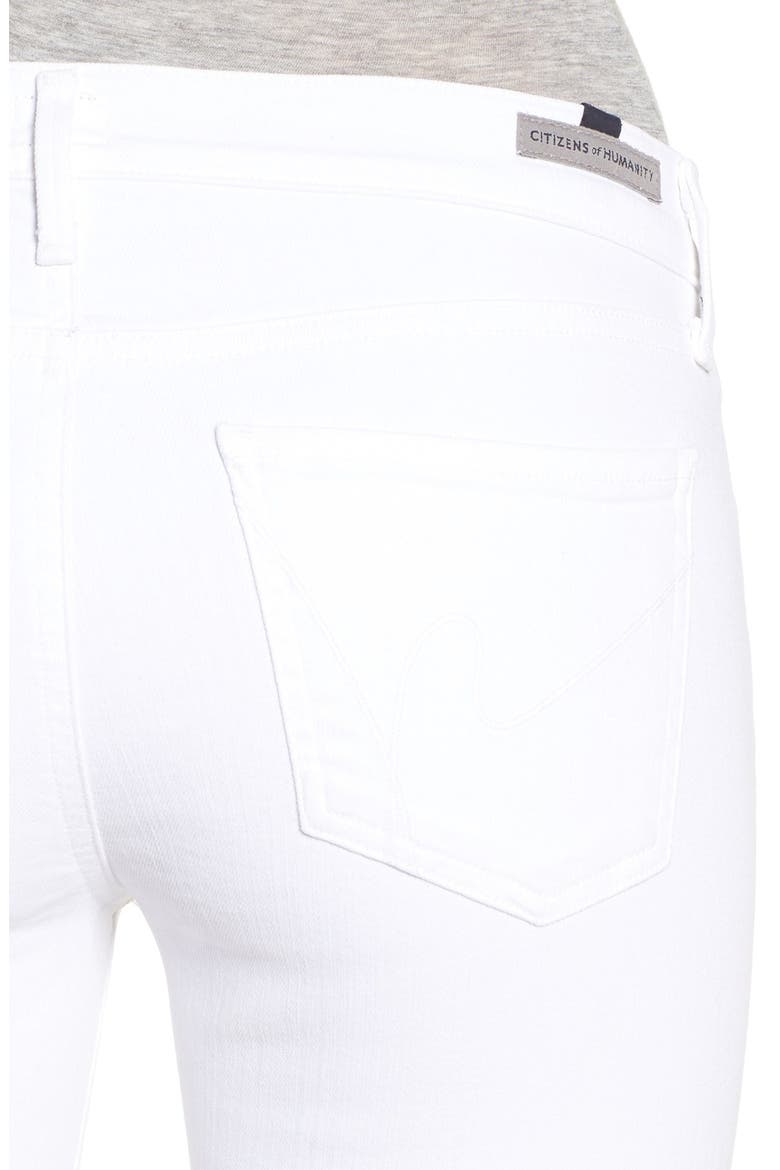 Skinny Ankle Jeans, Alternate, color, OPTIC WHITE