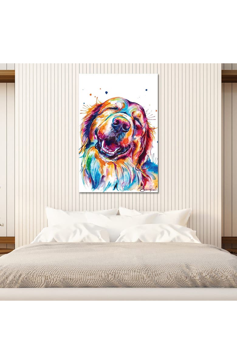 iCanvas Golden Smile by Weekday Best Canvas Print, Alternate, color, Multi