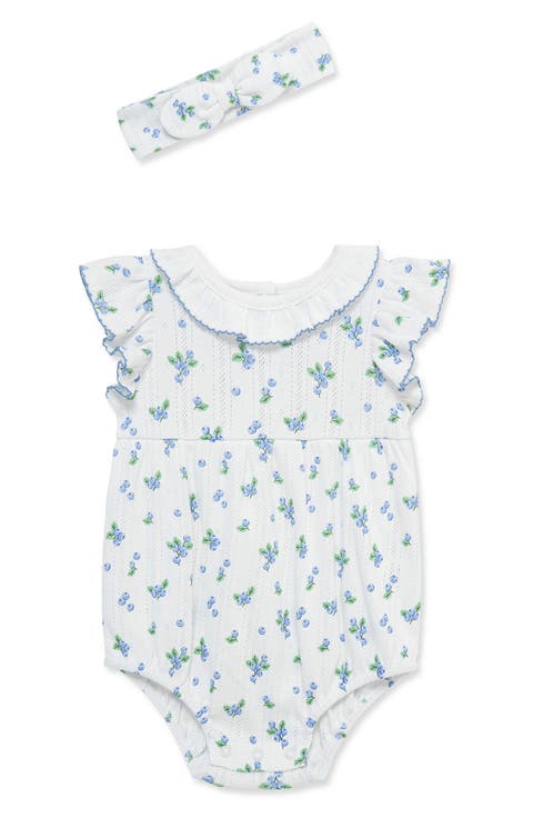 <p>Blueberry Bubble Romper & Headband Set (Baby)<\/p>