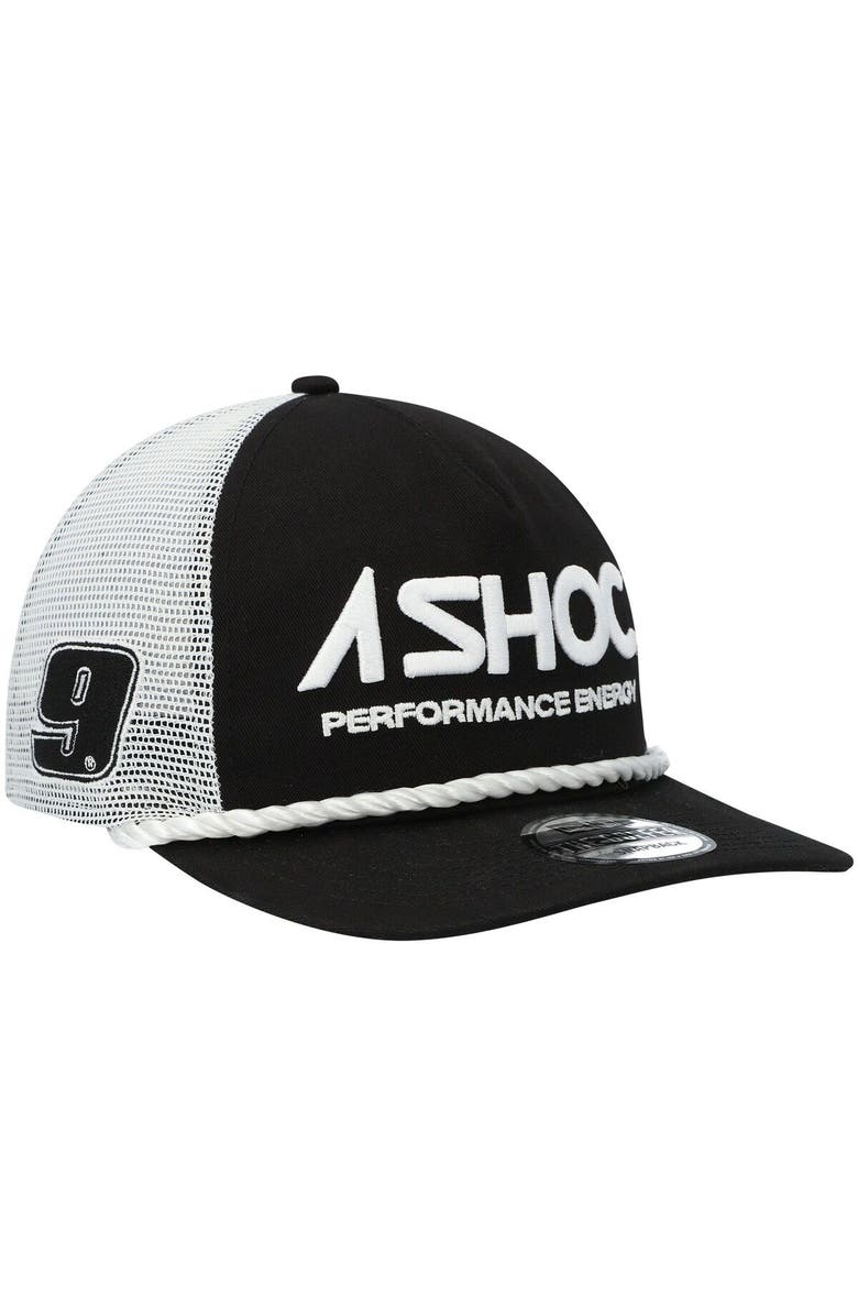 New Era Men's New Era Black/White Chase Elliott Golfer Snapback Hat, Main, color, 