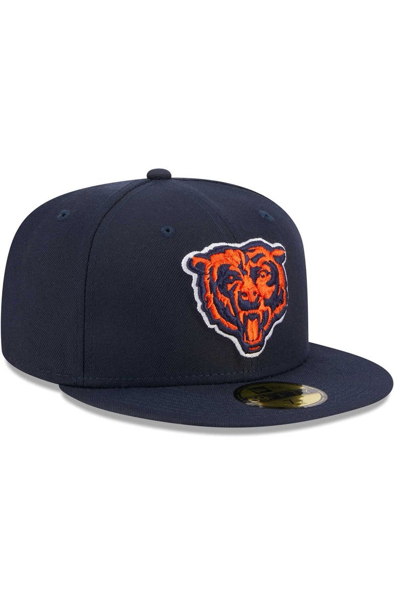 New Era Men's New Era Navy Chicago Bears Alternate Logo Main 59FIFTY Fitted Hat, Alternate, color, 