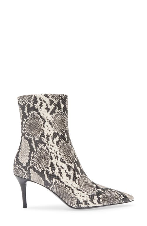 Rag & Bone Mercer Snake-embossed Leather Ankle Boots In Animal Print