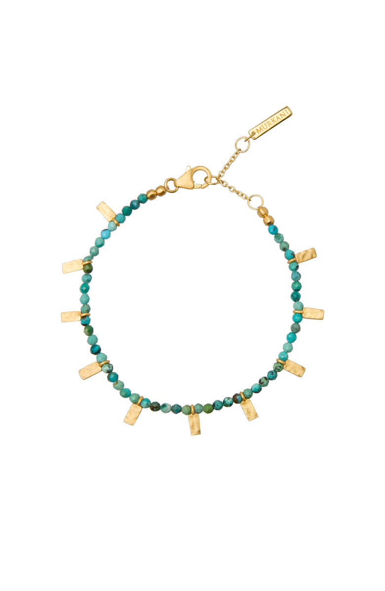 Murkani Turquoise Bracelet, Main, color, Yellow Gold