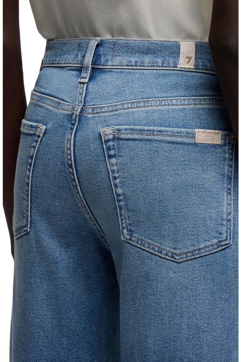 Modern Dojo Flare Jeans, Alternate, color, AQUASHADE