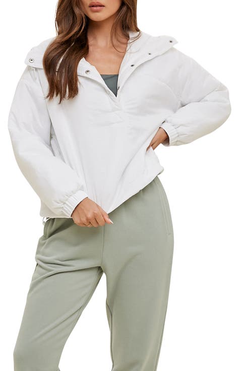 Hooded Nylon Anorak Jacket