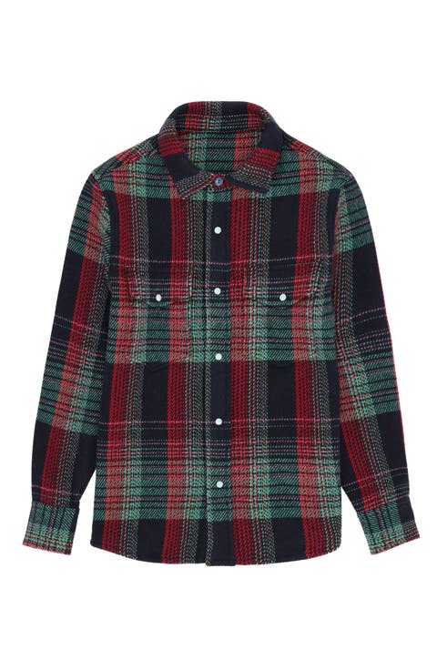 Plaid Cashmere Overshirt