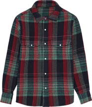 Fortela Plaid Cashmere Overshirt