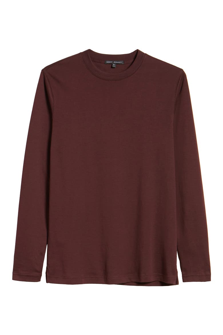 Georgia Long Sleeve T-Shirt, Alternate, color, DEEP BORDE