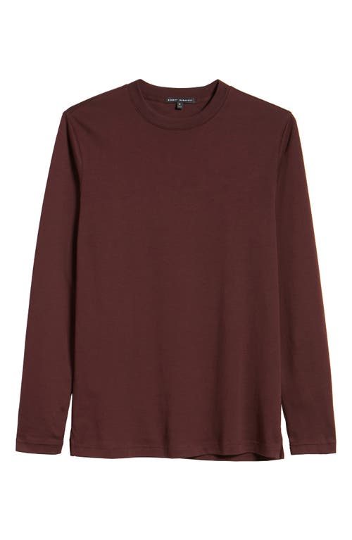 Robert Barakett Georgia Long Sleeve T-shirt In Burgundy