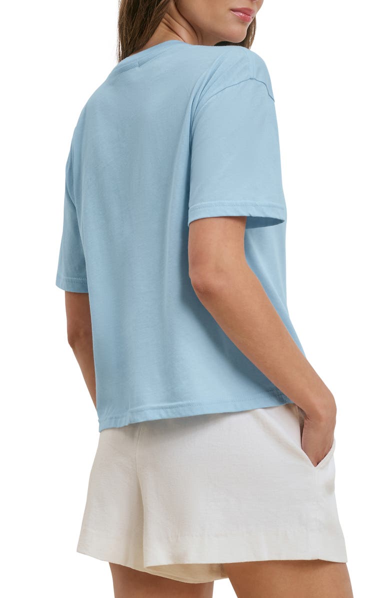 Favorite Daughter The Everyday Organic Cotton T-Shirt, Alternate, color, Sea Blue