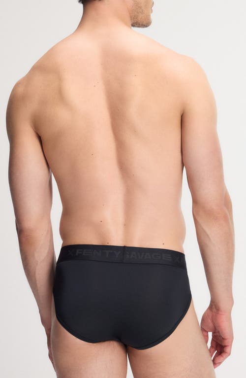 Savage X Fenty Shadow Fit 3-pack Briefs In Black