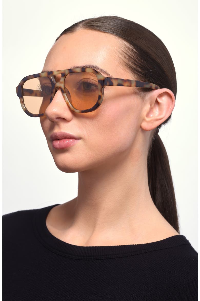 Aviator Sunglasses, Alternate, color, TORTOISESHELL- BLONDE