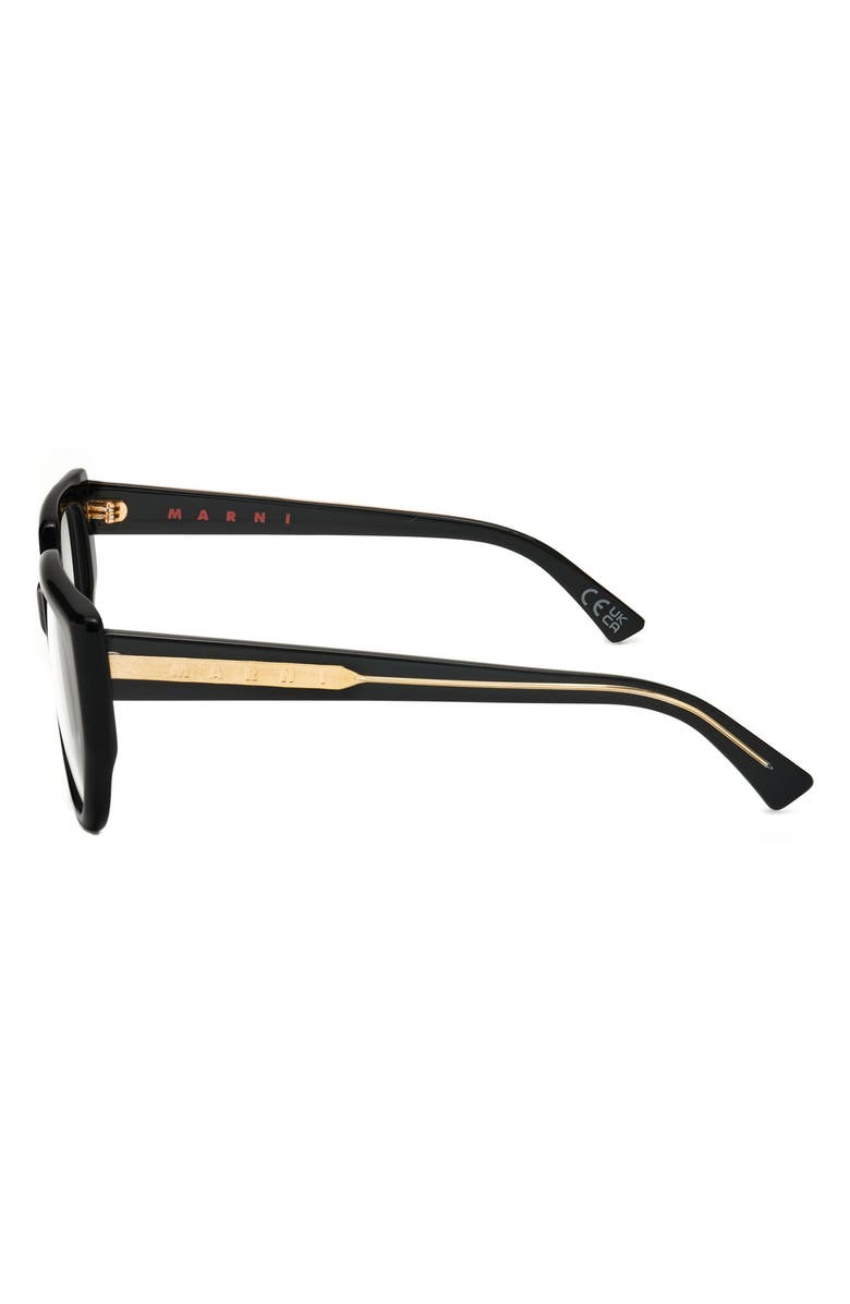 Marni Cat Eye Reading Glasses, Alternate, color, Black