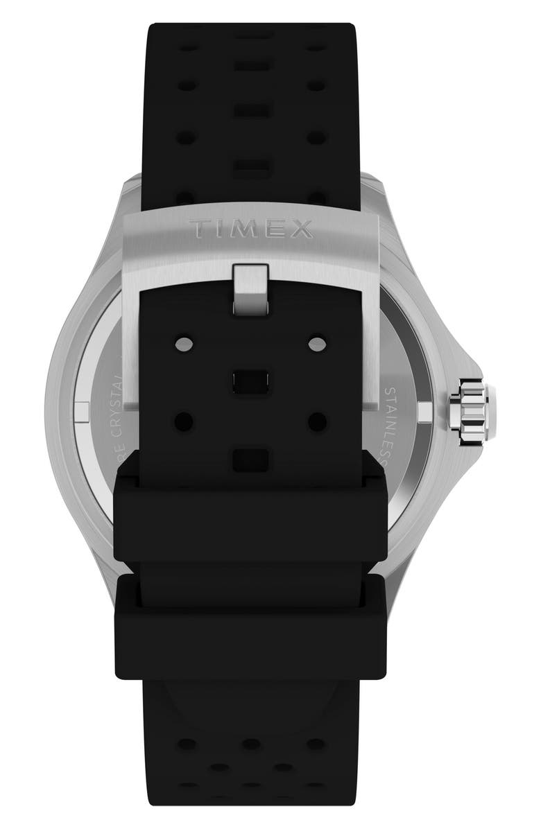 Timex<sup>®</sup> Deepwater Meridian Rubber Strap Watch, 44mm, Alternate, color,