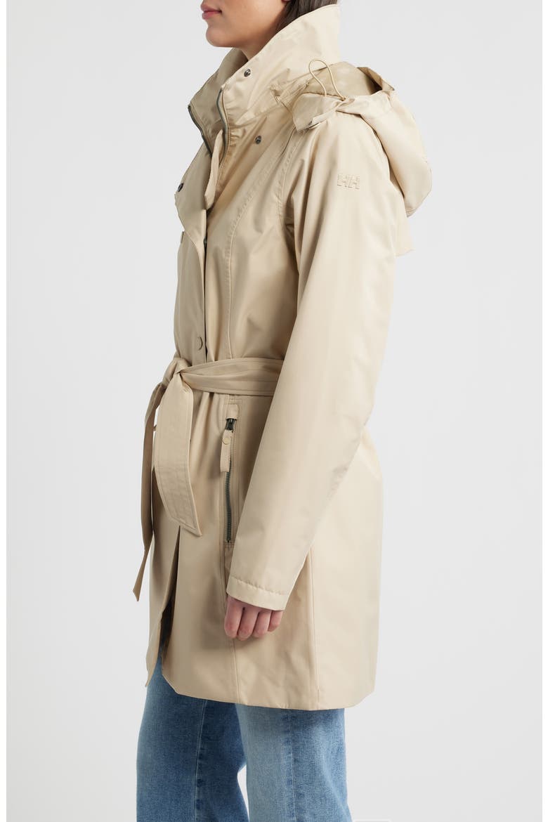 Welsey II Insulated Waterproof Trench Coat, Alternate, color, KHAKI