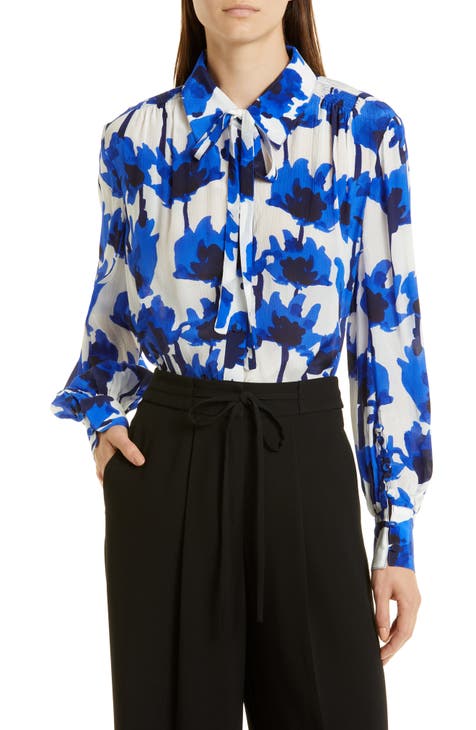 Jason Wu Iris Shoulder on sale Tie V Neck Top Size 2